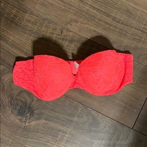 Victoria Secret strapless lace bra